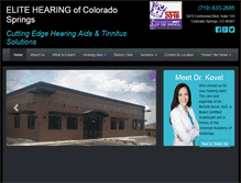 Tablet Screenshot of elitehearingofcoloradosprings.com
